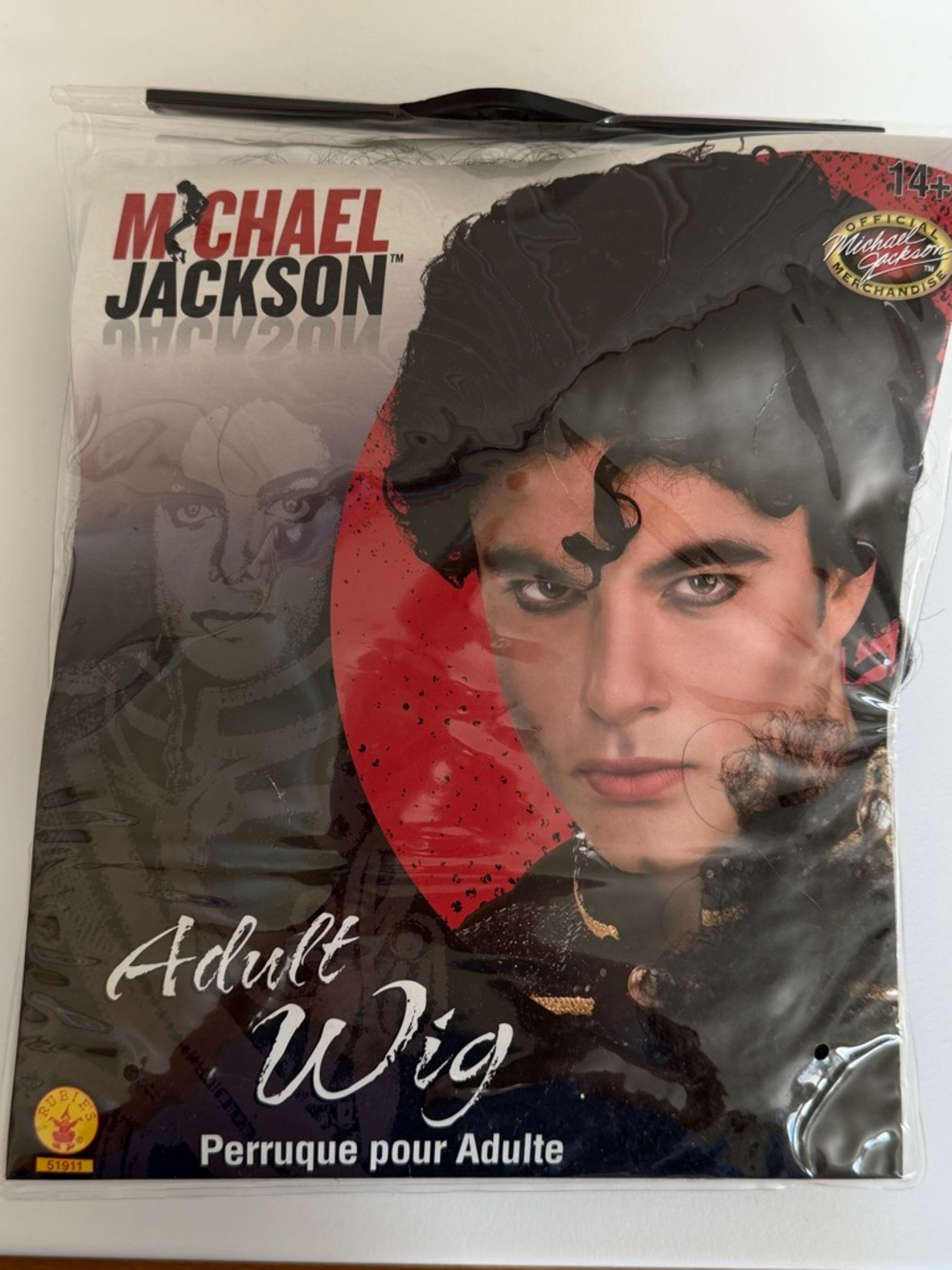 Michael Jackson Adult Black Wig - Iconic Style